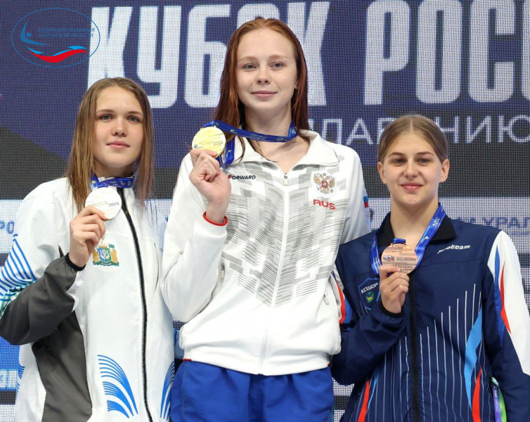 Алина Гайфутдинова стала победительнецой финала кубка России на дистанции 50 на спине. ФЕДЕРАЦИЯ ПЛАВАНИЯ КАЛУЖСКОЙ ОБЛАСТИ