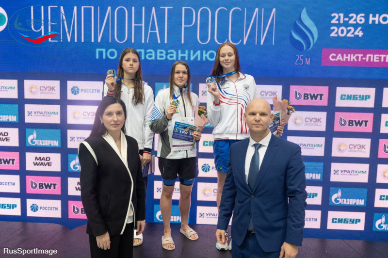 Алина Гайфутдинова серебряный призёр чемпионата России в "короткой воде" ФЕДЕРАЦИЯ ПЛАВАНИЯ КАЛУЖСКОЙ ОБЛАСТИ